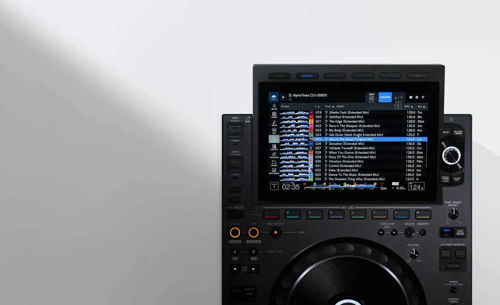 נגן CDJ מקצועי מסך מגע 10.1 אינץ' AlphaTheta CDJ-3000X — תמונה 4