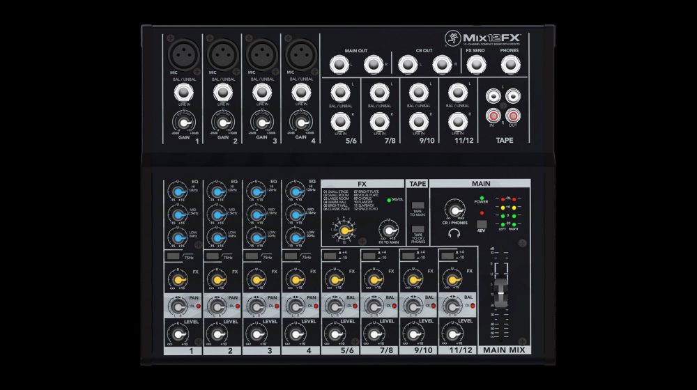מיקסר אומנים Mackie Mix12FX — תמונה 7