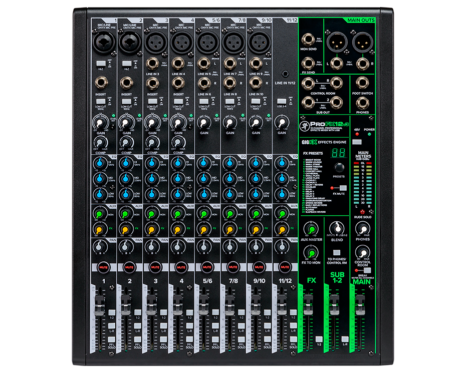 מיקסר אומנים +Mackie ProFX12v3 — תמונה 6