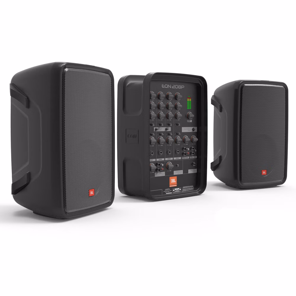 מערכת הגברה ניידת משולבת JBL EON208P (דגם חדש)