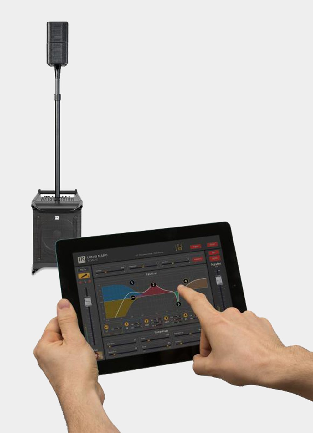 מערכת הגברה ניידת (נשלטת ב-iPad) HK Audio - Lucas Nano 608i — תמונה 6