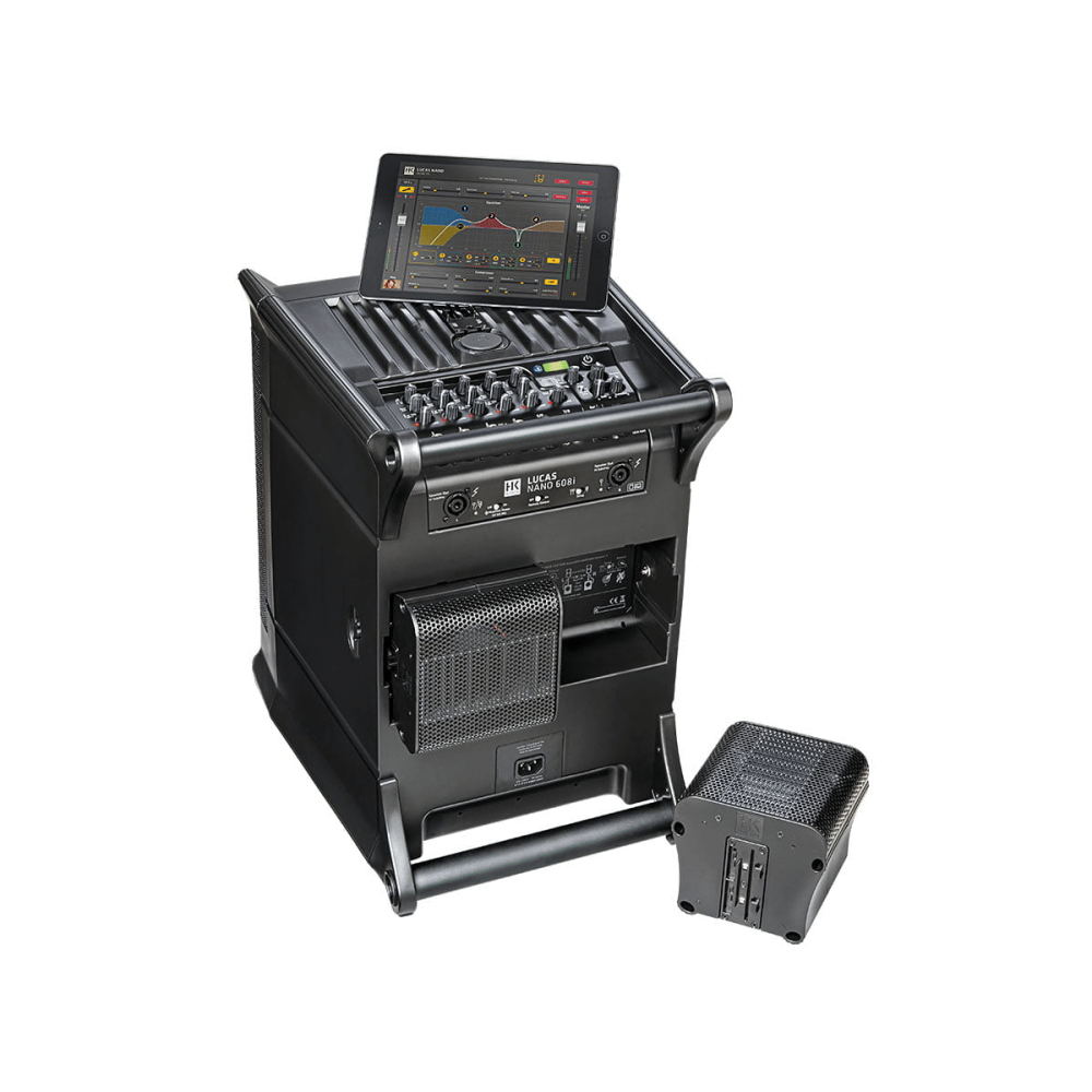 מערכת הגברה ניידת (נשלטת ב-iPad) HK Audio - Lucas Nano 608i — תמונה 3