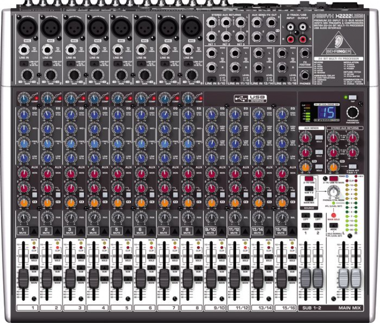 מיקסר Xenyx 2222FX Behringer